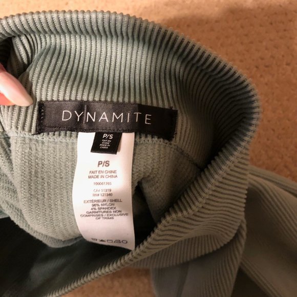 Dynamite Turquoise Bra Top and Legging Set - Picture 5 of 8